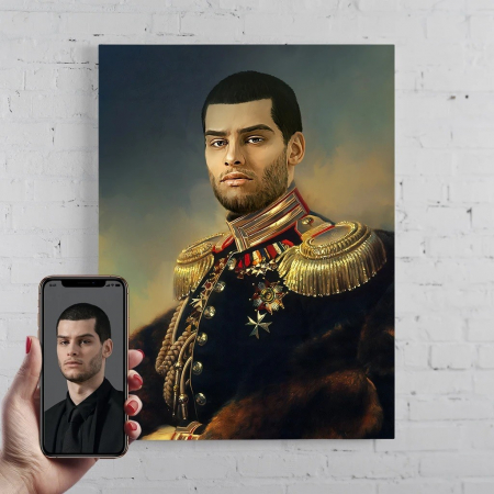Portrete Legendare - Portret personalizat - Locotenent