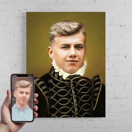 Portrete barbati - Portret personalizat - Nobil