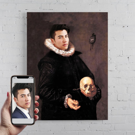 Portrete barbati - Portret personalizat - Poet