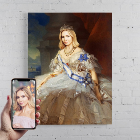 Portrete femei - Portret personalizat - Printesa
