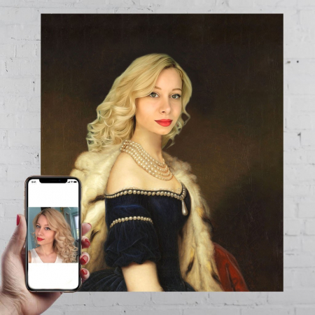 Portrete femei - Portret personalizat - PRINTESA AUGUSTA