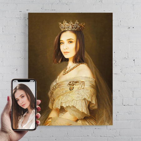 Portrete femei - Portret personalizat - PRINTESA BELGIEI