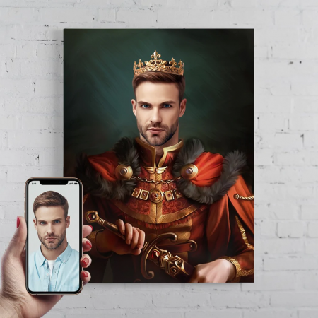 Portrete Legendare - Portret personalizat - Rege