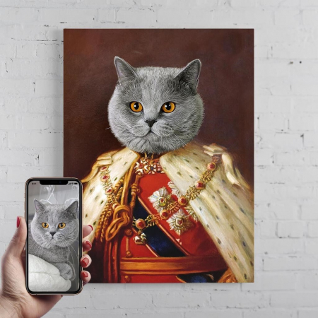 Portrete animale de companie - Portret personalizat - REGELE EDUARD VII