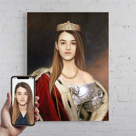 Portrete femei - Portret personalizat - Regina