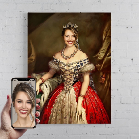 Portrete femei - Portret personalizat - Regina