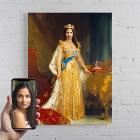 Portrete femei - Portret personalizat - Regina