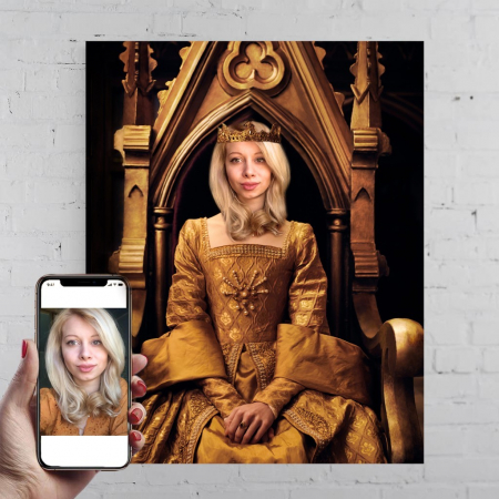 Portrete femei - Portret personalizat Regina