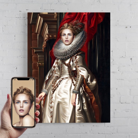 Portrete femei - Portret personalizat - Regina