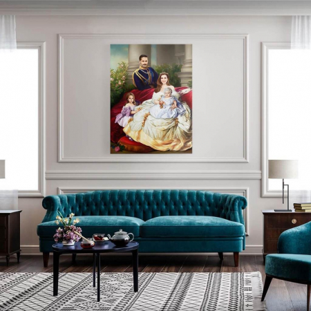 Portret personalizat - Regina si familia ei [2]