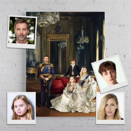 Portrete cupluri si familie - Portret personalizat - The Royal Palace