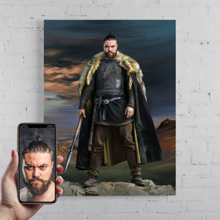 Portrete barbati - Portret personalizat - Viking