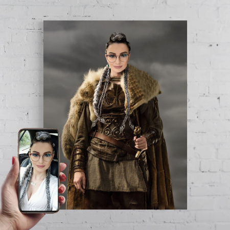 Portrete femei - Portret personalizat - Viking