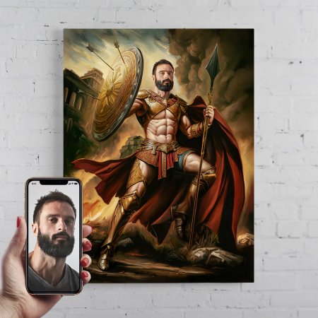 Portrete barbati - Portret personalizat - Gladiatorul