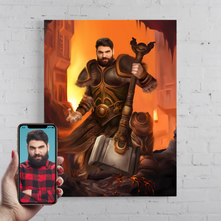 Portrete barbati - Portret personalizat - The Dwarf