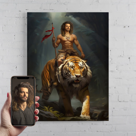 Portrete barbati - Portret personalizat - Beastmaster