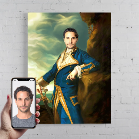 Portrete barbati - Portret personalizat - Capitan