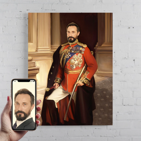 Portrete barbati - Portret personalizat - Veteranul