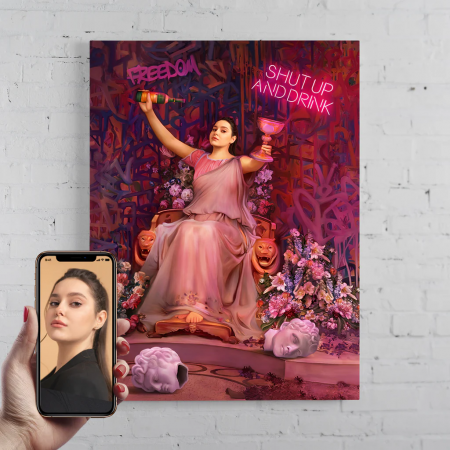 Portrete femei - Portret personalizat - Chalice Queen