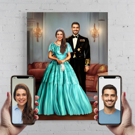 Portrete cupluri si familie - Portret personalizat - The Prince and Princess