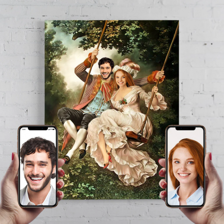 Portrete cupluri si familie - Portret personalizat - The Playful Couple