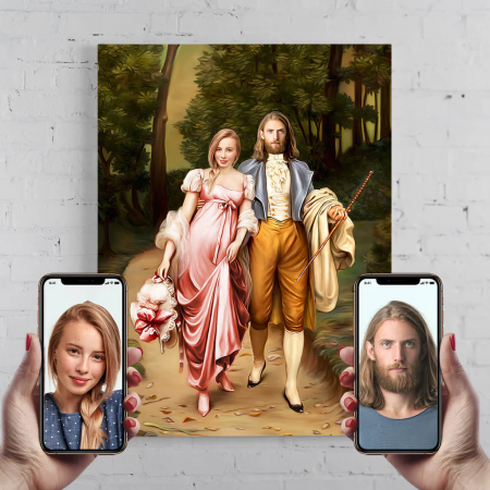 Portrete cupluri si familie - Portret personalizat - The Romantic Walk
