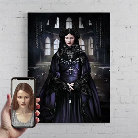 Portrete femei - Portret personalizat - The Black Widow