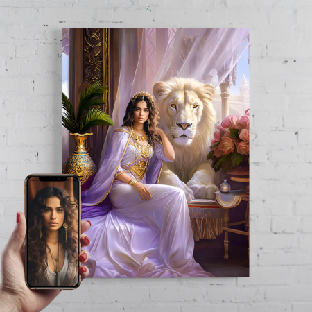 Portrete femei - Portret personalizat - Printesa Exotica