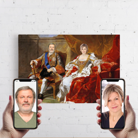Portrete cupluri si familie - Portret personalizat - The Royal Couple
