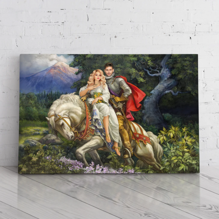 Portret personalizat - The Princess & Glorious Knight [1]