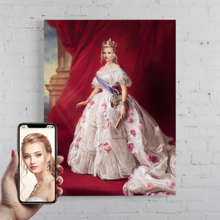 Portrete femei - Portret personalizat - The Crown Princess