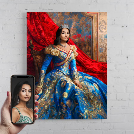 Portrete femei - Portret personalizat - The Diamond Queen