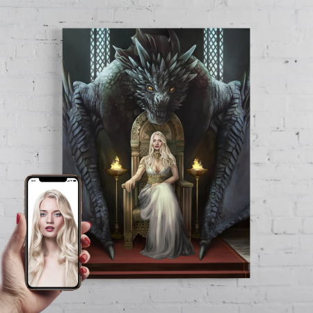 Portrete femei - Portret personalizat - The Queen of Dragons