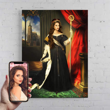 Portrete femei - Portret personalizat - The Magical Queen