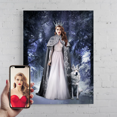 Portrete femei - Portret personalizat - The Winter Queen