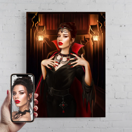 Portrete femei - Portret personalizat - The Vampire Queen