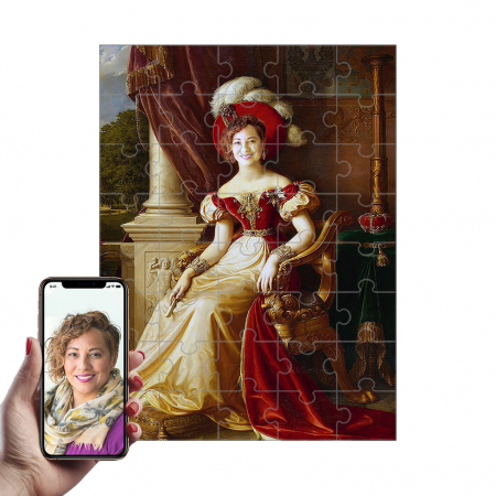 Portrete Legendare Puzzle - Puzzle cu Portret Personalizat - Contesa