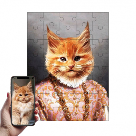 Portrete Legendare Puzzle - Puzzle cu Portret Personalizat - Contesa