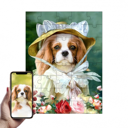 Portrete Legendare Puzzle - Puzzle cu Portret Personalizat - Domnita