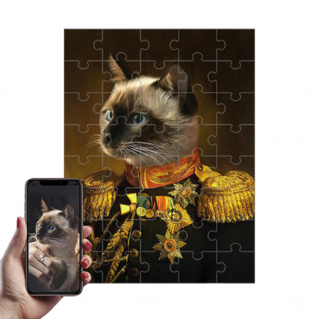 Portrete Legendare Puzzle - Puzzle cu Portret Personalizat - GENERAL DIN IMPERIUL RUS