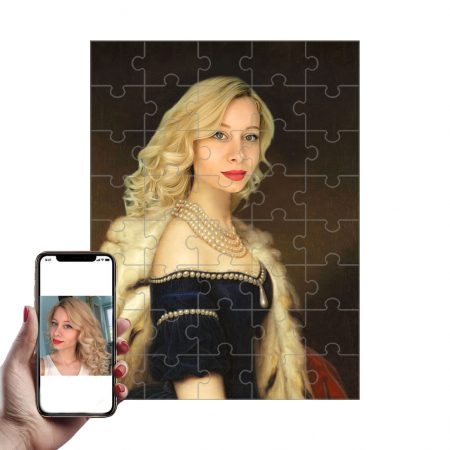 Portrete Legendare Puzzle - Puzzle cu Portret Personalizat - PRINTESA AUGUSTA