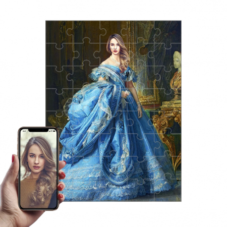 Portrete Legendare Puzzle - Puzzle cu Portret Personalizat - PRINTESA ISABELLA