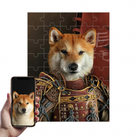 Portrete Legendare Puzzle - Puzzle cu Portret Personalizat - Samurai