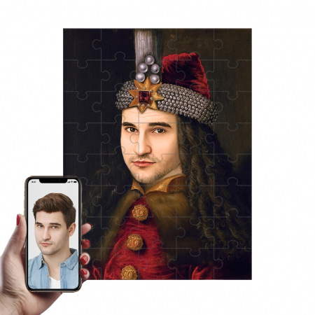Portrete Legendare Puzzle - Puzzle cu Portret Personalizat - Vlad Tepes