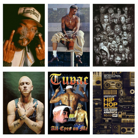 Cadouri - Set 25 de postere Hip-Hop