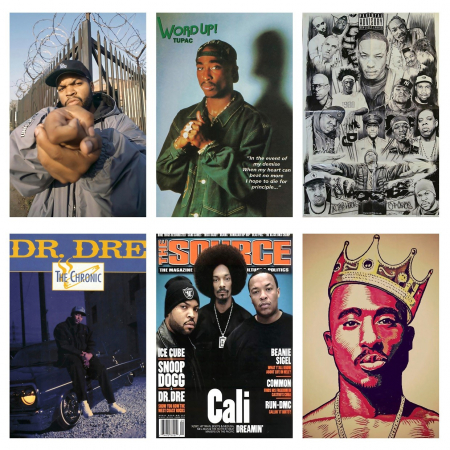 Cadouri - Set 25 de postere Hip-Hop