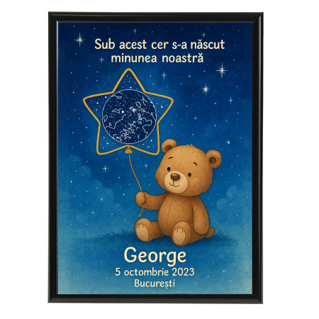Tablou personalizat cu harta stelelor [1]