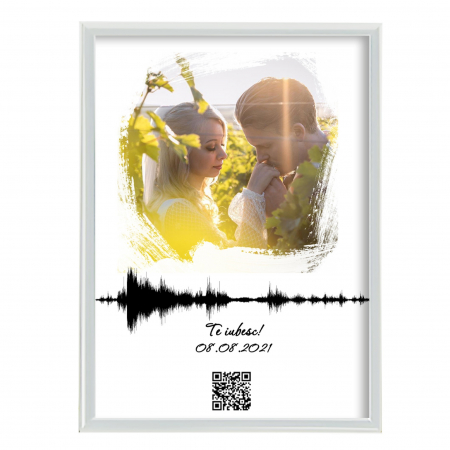 Harta Stelelor - Tablou personalizat cu melodia preferata si cod QR