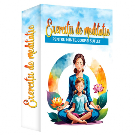 Cadouri - Exercitii de meditatie pentru copii si adulti, 53 de exercitii cu indicatii detaliate si ilustratii