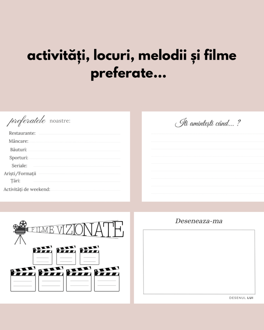 Jurnal pentru cupluri “Povestea noastră”  RED Edition ❤️ [3]